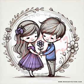 love wedding vectors 6614