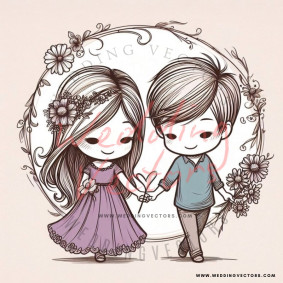 love wedding vectors 6665
