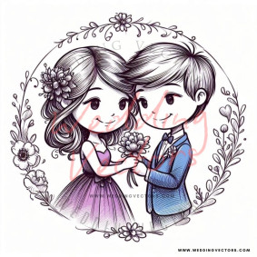 love wedding vectors 6666