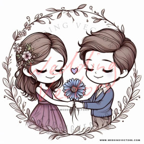 love wedding vectors 6670