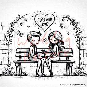 love wedding vectors 6671