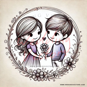 love wedding vectors 6676