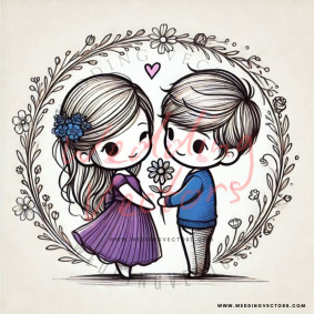 love wedding vectors 6679