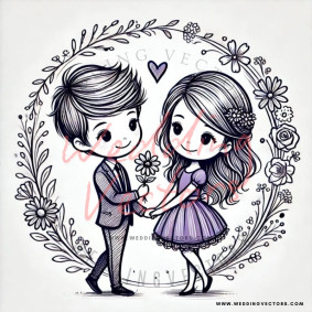 love wedding vectors 6680