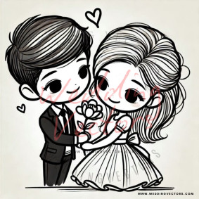 love wedding vectors 6687