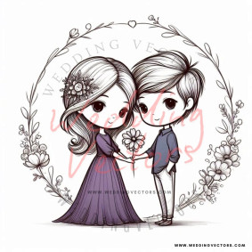love wedding vectors 6688