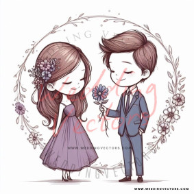 love wedding vectors 6690