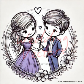 love wedding vectors 6691