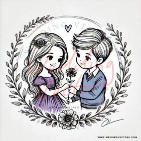 love wedding vectors 6692