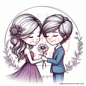 love wedding vectors 6693