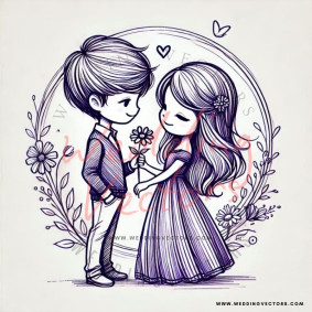 love wedding vectors 6696