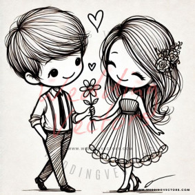 love wedding vectors 6699