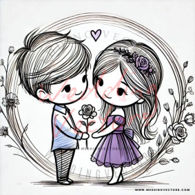 love wedding vectors 6700