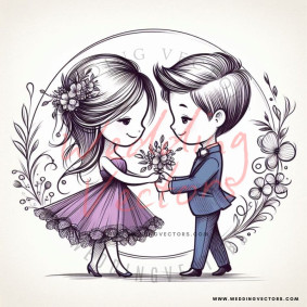 love wedding vectors 6701
