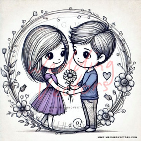 love wedding vectors 6707
