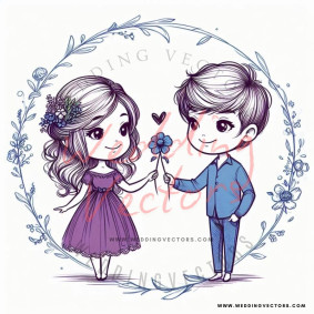 love wedding vectors 6708