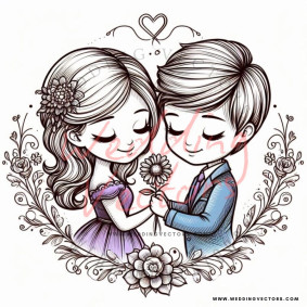 love wedding vectors 6721
