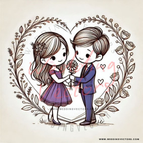 love wedding vectors 6725