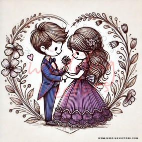 love wedding vectors 6727