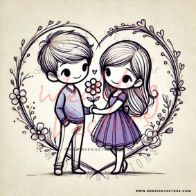 love wedding vectors 6736