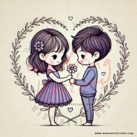 love wedding vectors 6737
