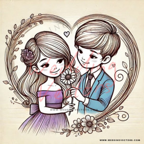love wedding vectors 6738