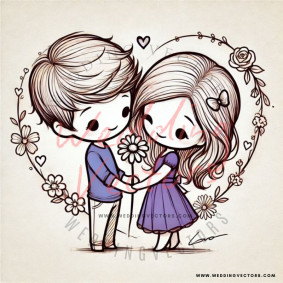love wedding vectors 6739