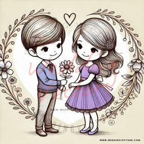 love wedding vectors 6741