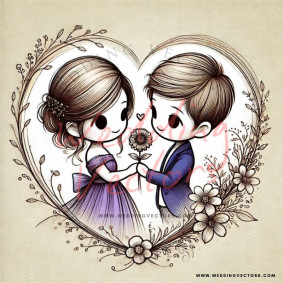 love wedding vectors 6743
