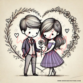 love wedding vectors 6744