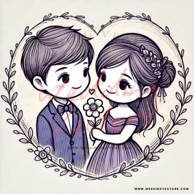 love wedding vectors 6745