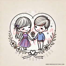 love wedding vectors 6754