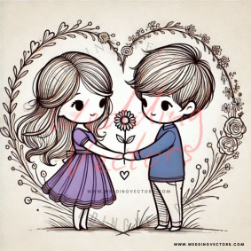 love wedding vectors 6755