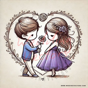 love wedding vectors 6757