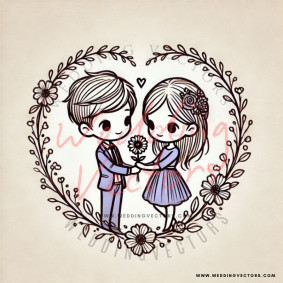 love wedding vectors 6760