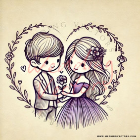 love wedding vectors 6761