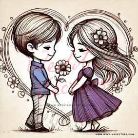 love wedding vectors 6763