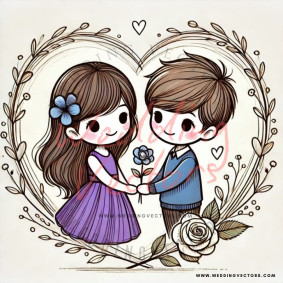 love wedding vectors 6765