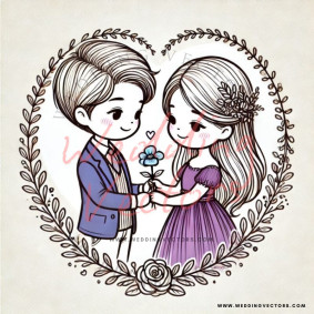 love wedding vectors 6766