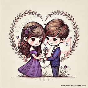 love wedding vectors 6768