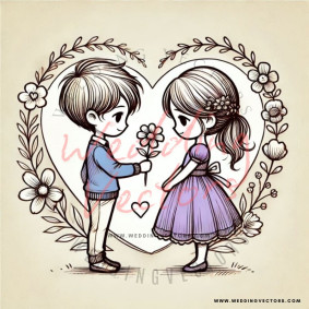 love wedding vectors 6769