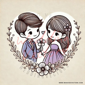 love wedding vectors 6773
