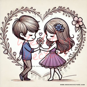love wedding vectors 6774