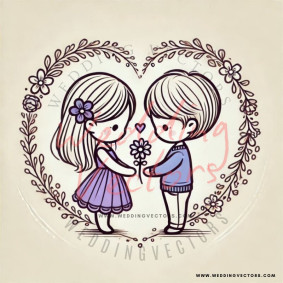love wedding vectors 6776
