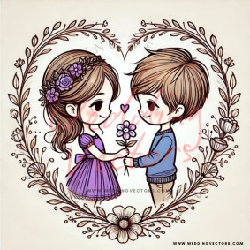 love wedding vectors 6777