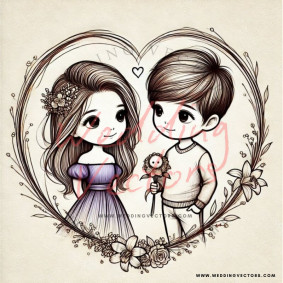 love wedding vectors 6780