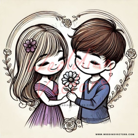 love wedding vectors 6781