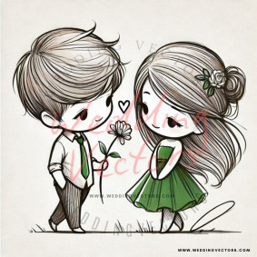 love wedding vectors 6783