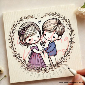 love wedding vectors 6790
