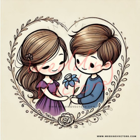 love wedding vectors 6792